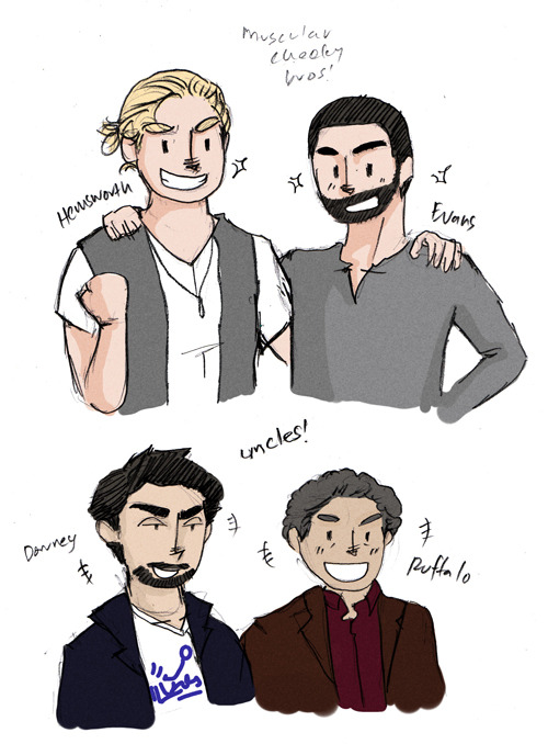 okdaeri Basically I just love how they divided The Avengers cast for