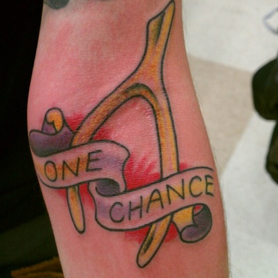 One Chance By Josh Schlageter At Hod Tattoo In Buffalo Ny