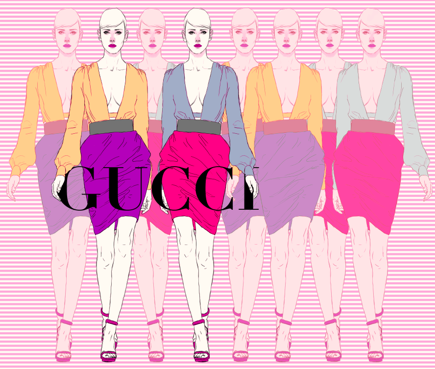 Gucci ad that I got around to finishing It's another piece for my Prism 