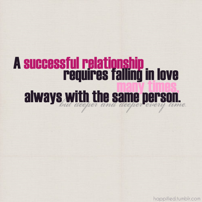 A successful relationship requires falling in love many times with same person | FOLLOW BEST LOVE QUOTES ON TUMBLR  FOR MORE LOVE QUOTES