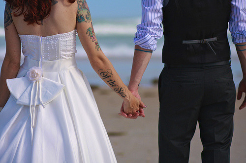  wedding boy girl picture tattoos beach hipster indie