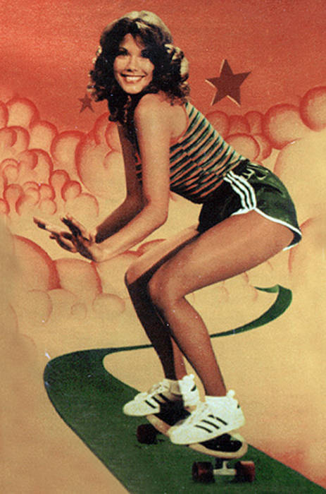  Playboy playmate Barbi Benton 70s Skater Girl