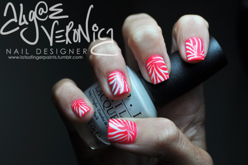 Zebra print on hot pink! Photo - Permalink. Zebra print on hot pink! nail