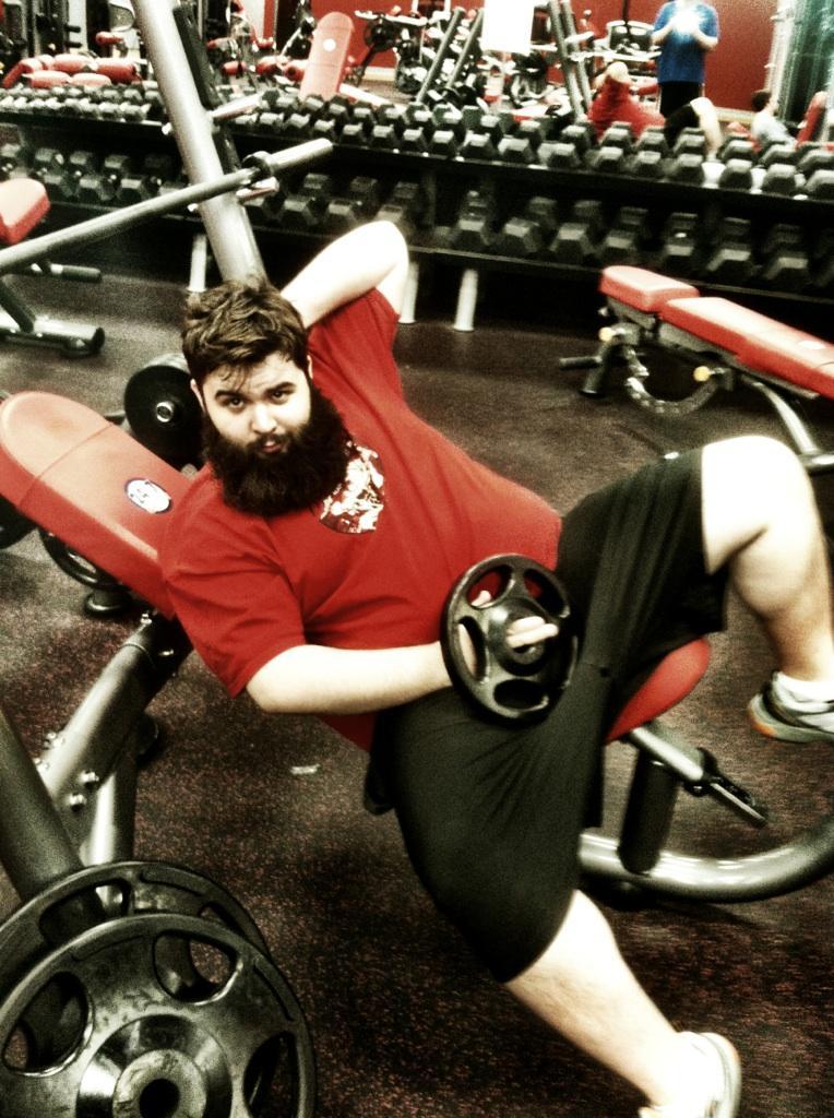 comedianwofford:

Just working out
