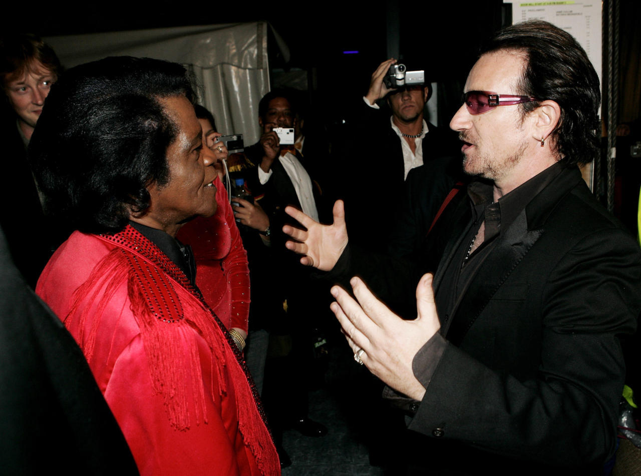James Brown and Bono