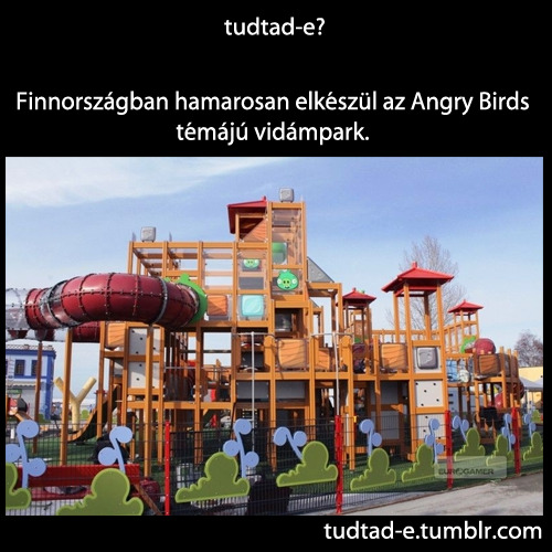 <p>Finnországban hamarosan elkészül az Angry Birds témájú vidámpark.</p>