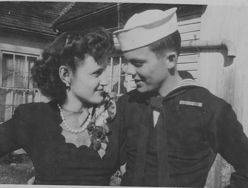 An unidentified couple, date unknown.