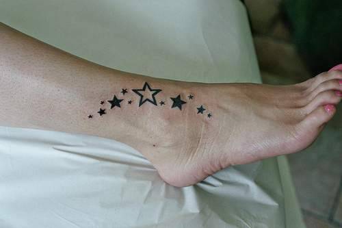 I want Star Tattoo on left right side of my neck like JAY PARK 