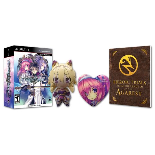 Limited Edition Of Record Of Agarest War 2 Has Blow Up Doll, But It&#8217;s Not What You Might Think
Last month, we reported that the Limited Edition of Record of Agarest War 2 would have a blow-up doll. Technically, this is true, but it&#8217;s not a life-size replica of a character. No, it looks more like a little balloon, as you can tell by the official marketing picture released by Aksys and Amazon.
In addition to the inflatable doll, the LE will arrive with a heart-shaped hand towel (I wonder what you&#8217;ll use that for&#8230;) and a special hard-cover art book titled &#8220;Heroic Trails from the Lands of Agarest&#8221;. The game comes to North American shores this summer with Playstation Move functionality in tact for your hot-tub massage minigames.