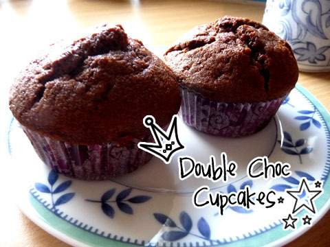 Double Choc Cupcakes