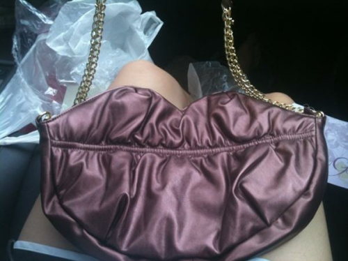 
@jordanxo23:  It also comes with a lip shaped purse!
