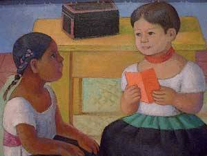 Diego Rivera, Picos e Inesita, 1928  