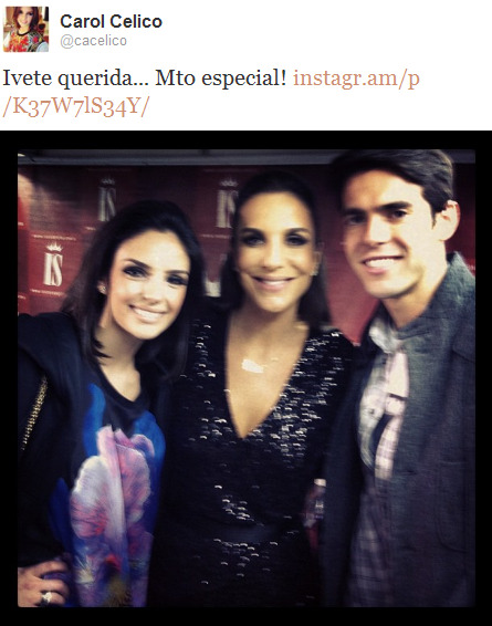 In Sao Paulo at a show with Ivete Sangalo, 20.05.2012