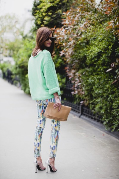 {Get The Look!} Mint and Floral Streetstyle