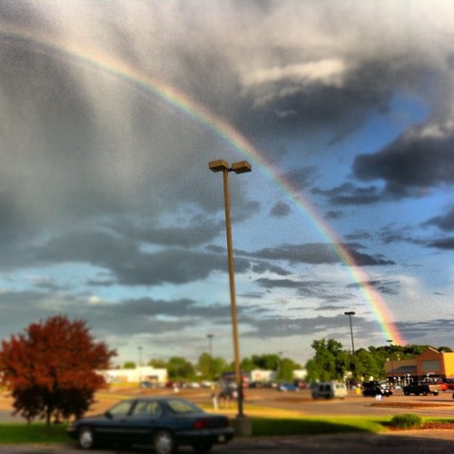 #rainbow I saw at work.  (Taken with instagram)