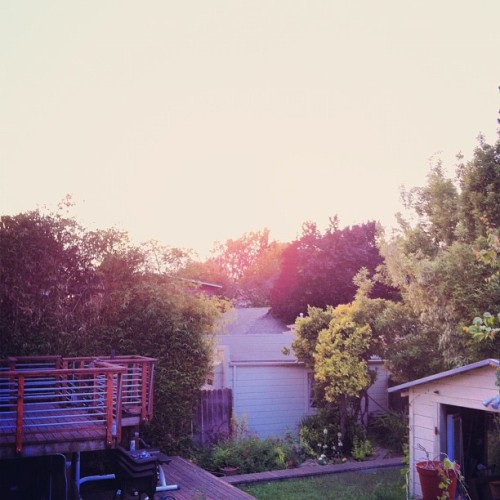Weirdo Oakland Sunset (Taken with instagram)