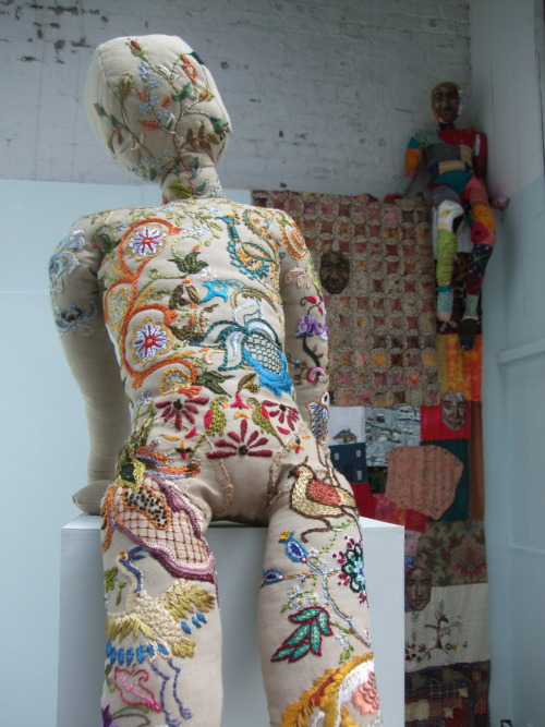 Detail on ‘Handmade in Britain’ installation,
as part of Glasgow School of Art Degree Show 2012