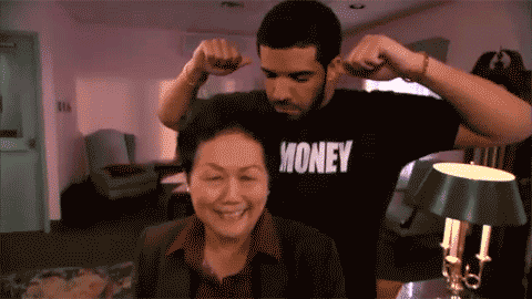 当Drake 知道DJ Khaled 向Nicki Minaj求婚，一天心情从好彻底变糟 (恶搞/15张Gif动态照片)