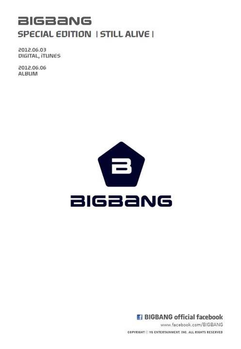 BIGBANG Facebook Update: BIGBANG – SPECIAL EDITION [STILL ALIVE] (120526)