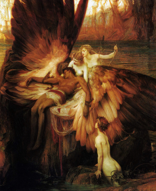 narcissusskisses:

The Lament for Icarus is a painting by Herbert James Draper
