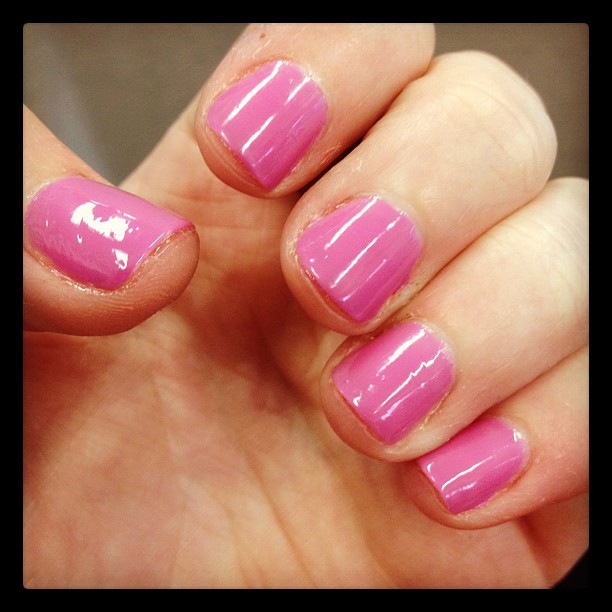 Current nail color: Splash of Grenadine, Essie (Taken with instagram)