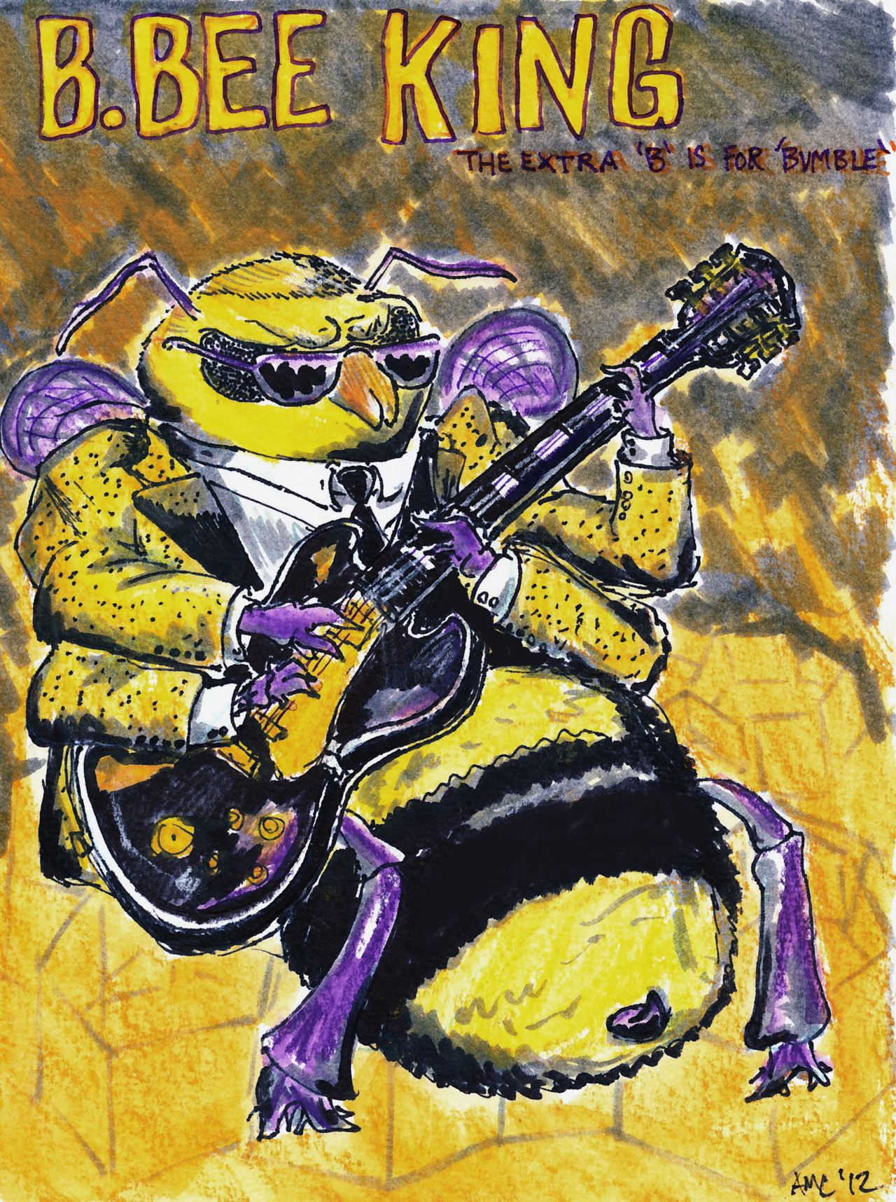 BB King as a Bee