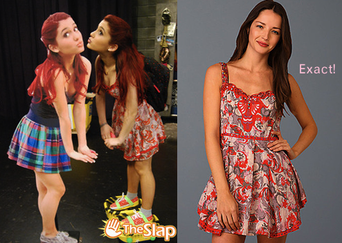 Cat wearing this sweet summer dress from Free People, on Victorious. x 