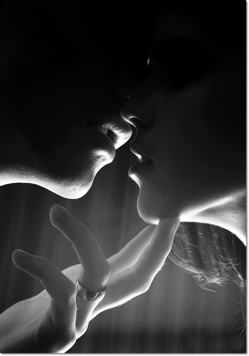 Press your lips to mine. Let me drink from you and fill myself with your essences. Lips slowly part as my mouth moves against yours. Everytime is like the first timebetween us.  Our lips match perfectly.  We are the perfect fit.
.MB.