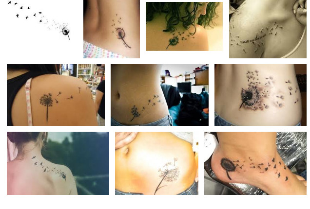 when you google dandelion tattoo this is what you get