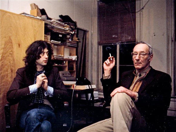 Jimmy Page and William S. Burroughs
