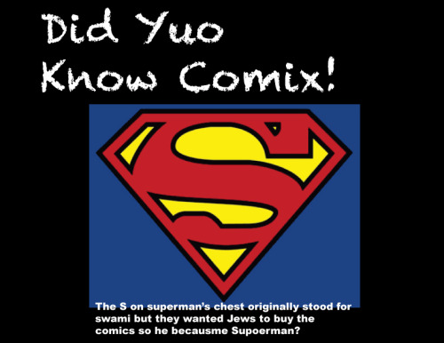 Superman Did Yuo Know Comix