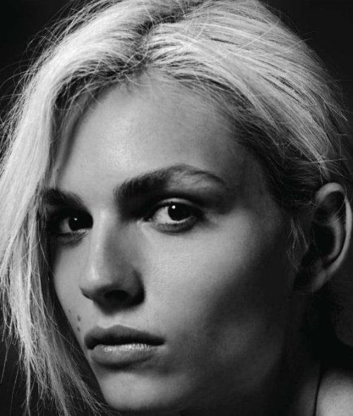 Andrej Pejic interview for Black Magazine #16. The Black End. Interview by Grant Fell. Photo by Mariah Jelena.http://nz.zinio.com In 2008, we collected a young Australian from the airport to shot a men&#8217;s editorial for Black Issue #9. His name was Andrej Pejic and as he came through the arrivals door it was immediately obvious he was something special. In the years since, Andrej has rapidly become the poster boy, or girl, of &#8216;androgynous&#8217; modelling worldwide, a designation he says &#8220;will do&#8221; In truth, the boy from Bosnia just want to continue, with &#8216;life&#8217;. You were born in Bosnia and spent some of your childhood in a refugee camp near Belgrade. Tell us about your childhood in Serbia? Well, I was born in tough times, economically it was difficult but I don&#8217;t find my childhood to be traumatising, and I can thank my mother and grandmother for that. It was pretty carefree and positive, even though we didn&#8217;t necessarily have a lot of material things. When did your family settle in Australia and was it easy to set up a new life in such a different place? We moved to Australia in 2000 and settling in was not easy. I think Australian and European cultures are quite different. Integrating was difficult because there were few, if any, programmes for foreign children. We learnt how to swim after being thrown in the deep end. There are number of stories about the day you were scouted in Melbourne. Tell us what really happened? Well, really, I discovered when I was working at McDonalds. An agent happened to walk in during my shift. His name is Joseph Tenni. He ordered fries and gave me his card. You came and stayed with us in 2008 when you shot for Black. Was that one of your first shoots? What are your memories of those few days in Auckland? It was actually my second shoot ever! I remember beautiful scenery, nature and a beautiful house overlooking beaches with black sand and that furry cat! Also, the Gucci collection was insane. Rachael asked you when you were having dinner one night, &#8220;What do you hope to achieve as a model?&#8221; You said that one day you hoped you could pay off your mother&#8217;s mortgage, you are getting close to being able to do that? Yes, very soon! You have redefined the term &#8216;androgynous model&#8217; in that you can model either men&#8217;s or women&#8217;s fashion and famously did so for JPG in early 2011. Is your personal dress sense also androgynous? If so, how do you decide what to wear each morning? Yeah, I think so. I love masculine womenswear. Sometimes I feel more grungy and sometimes I feel more chic. I try to be creative but I never take it too seriously. I don&#8217;t want clothes to define me. In a television interview you said that &#8220;you don&#8217;t place that much value on beauty, and you don&#8217;t think society should either.&#8221; What DO you place value on? Well, I don&#8217;t think society&#8217;s obsession with physical beauty is unhealthy but I think most people grasp that, even if they often forget. I place value on revolutionary (anti-establishment) thinking, on love, on intelligent, on humour and creativity. As someone who is at the forefront of the androgynous trend, have you become aware of the emergence of models like yourself, both male and female? I think that there is definitely a trend of masculine girls and feminine boys emerging. If so who? Saskia de Brauw, Dafne Cejas, Erika Linder. Marc Jacobs says that the fact you are feminine, masculine or androgynous is not important to him, that &#8220;everything is interesting, if you are interested in it.&#8221; How do you feel about the &#8216;androgynous&#8217; label? It&#8217;ll do. When you appeared for JPG in a wedding dress you were the first male in living memory to appear in a couture show in a bridal gown. How special was that moment for you? Extremely special. It was like my wedding day. Before the show I looked at myself in the mirror and I said, &#8220;This is it bitch, this is IT!&#8221; You have worked with some of the fashion world&#8217;s great photographers; Steven Meisel, Mert &amp; Marcus, Inez and Vinoodh, Juergen Teller, Willy Vanderperre among others. What does a photographer need to do to get the most out of you as a model? It needs to click. We need to be in tune with each other. You have to please their interest and they have to be sensitive to yours. Kind of like sex. I love it when they give me freedom, with just enough instruction. Patty Huntington makes reference to the fact that men used to be &#8216;peacocks&#8217; &#8212; from the men at court pre-French revolution to David Bowie and even Kiss &#8212; and that you have redefined how men can now see themselves and dress. Do you see yourself as a role model in a fashion sense? Well, I don&#8217;t know if I&#8217;ve redefined how men see themselves and dress because I&#8217;m not sure that I represent the male gender all that well. David Bowie did much better job of that! But maybe I&#8217;ve shown to people that they don&#8217;t have to be limited by their physical gender. I&#8217;ve slapped traditional gender roles in the face. You have said that you would have liked to be a lawyer if you weren&#8217;t modelling, and also that you may not be in demand forever. Do you have plans for life after modelling? Yes. I would like to continue with my life. :-) Do you have a different walk, depending on whether you are modelling men&#8217;s or women&#8217;s fashion on the catwalk, or do you simply walk as yourself, as Andrej Pejic. In the beginning I did, but now I don&#8217;t think I try as hard. At the end of the day I am what I am, but obviously walking in heels is different than flats. It&#8217;s a classic question, what advice do you have for young models starting out in the fashion world? You better work! If you could change one thing in the world, what would it be? Inequality, and this class system. Birkins for everbody!Fashion Editor: Kate Carnegie Haid &amp; Make-up: Justin Henry at Work Agency using Bumble &amp; Bumble and Giorgio Armani. Thanks to: Nathan Paul Swimwear.