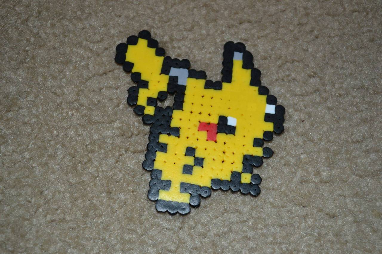 pikachu perler beads