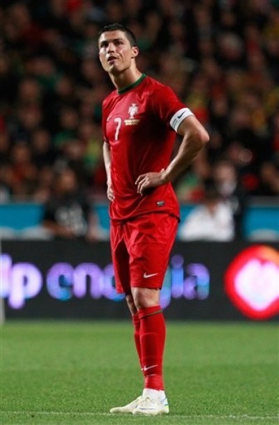  When you&#8217;re sad, I&#8217;m sad &#8230;
Friendly match Portugal vs. Turkey 1:3, 02.06.2012(via Photo from AP Photo)
