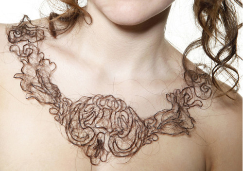 (via Human Hair Necklaces by Kerry Howley » Design You Trust – Design Blog and Community)