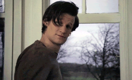 A GIF of Matt Smith giving the middle finger.
Your argument is invalid. 