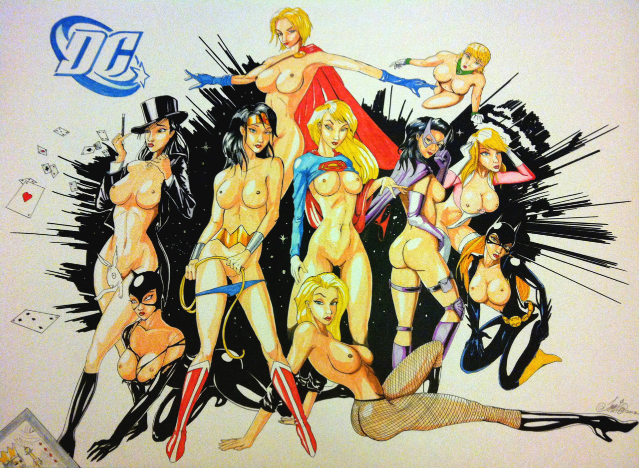 comicbooksex:

Zatanna , Catwoman , Wonder Woman , Power Girl , Supergirl , Black Canary , Huntress , Arisa , Saturn Girl , Batgirl … DC comics 