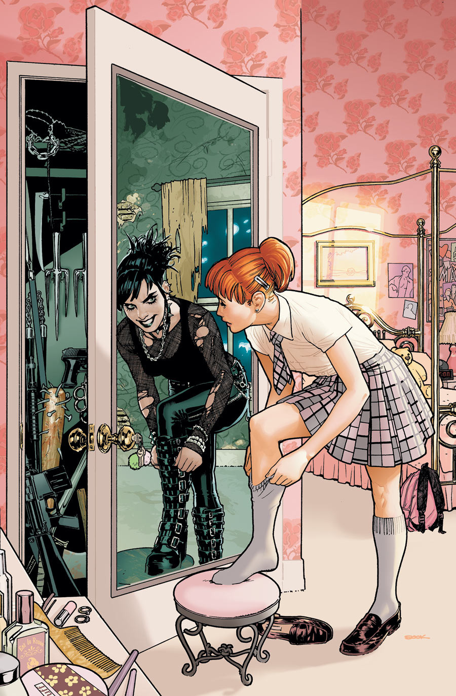 comicartappreciation:

National Comics: Rose and Thorn #1 // Ryan Sook
