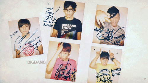 BIGBANG - Polaroids từ UNIQLO Photoshoot (2011) Nguồn: 权 权 GD2 BIGBANG của Baidu Bar