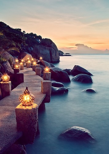 Seaside Lanterns, Ko Tal, Thailand
photo via besttravelphotos
