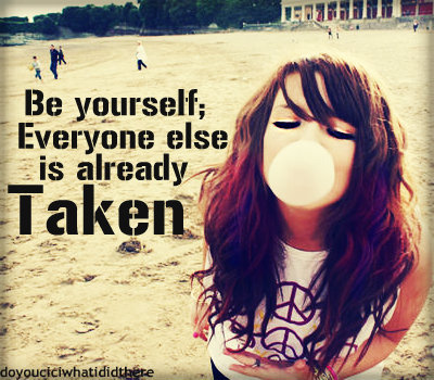 dr.seuss #quotes #live quotes #quote #be yourself #girl #bubble gum