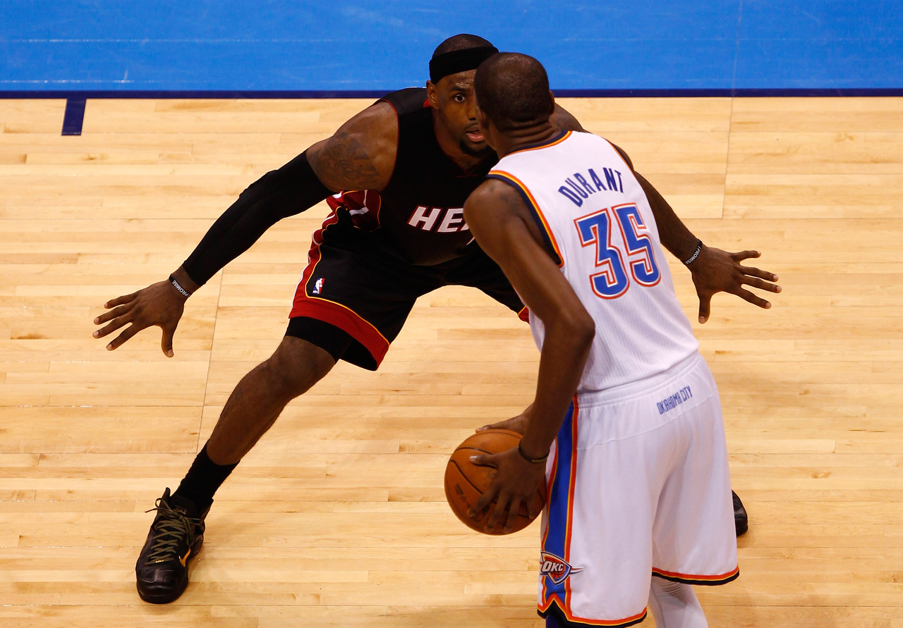 June 14, 2012 - NBA Finals Game 2: Miami Heat at Oklahoma City Thunder.
(Photo by Mike Ehrmann/Getty Images)