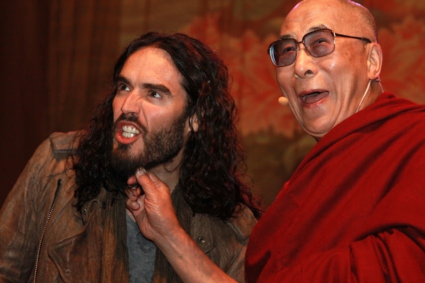 Russell Brand and the Dalai Lama