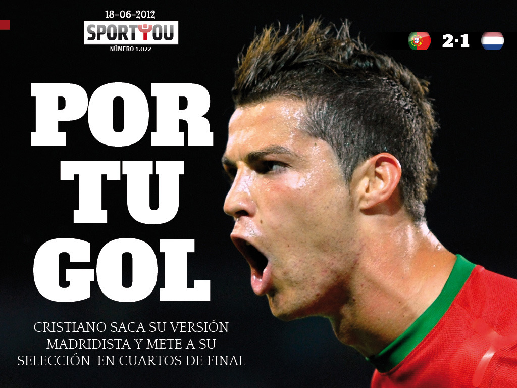 EURO 2012 - Portugal vs. Netherlands 2:1, 17.06.2012 (via POR TU GOL)