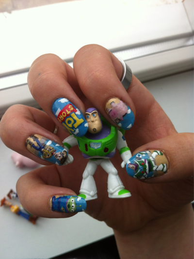 Toy story nails and Buzz