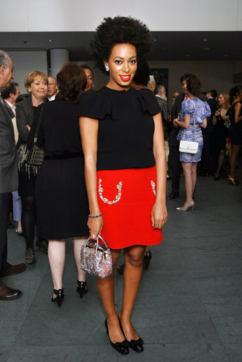 Le Look Du Jour: Solange Knowles attends the MoMA PS1 Gala Benefit 2012 at MoMA.