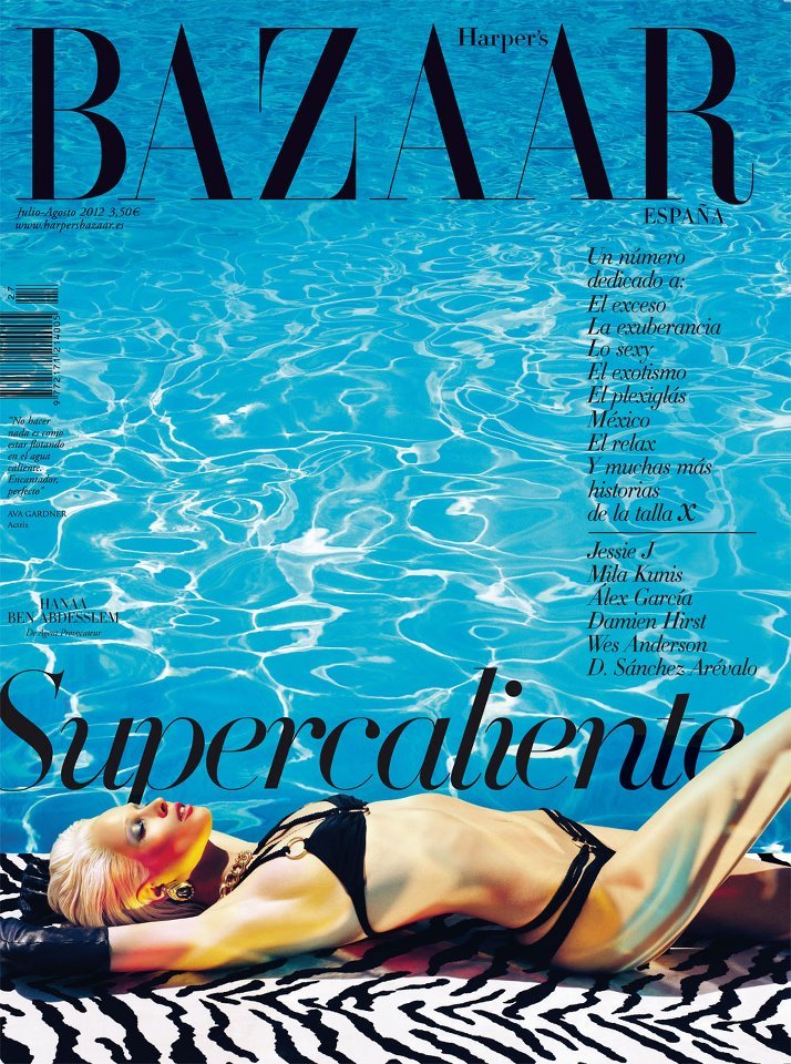 Harper's Bazaar Spain July/August 2012: Hanaa Abdesslem