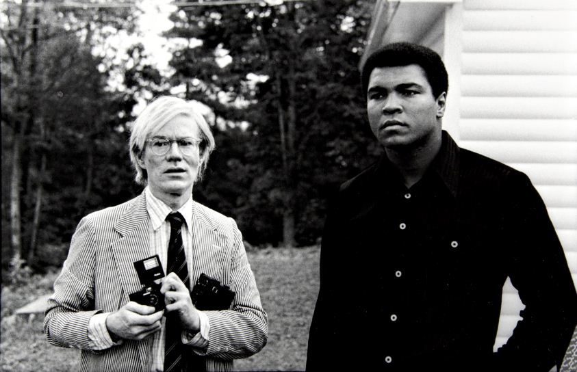 Andy Warhol and Muhammad Ali