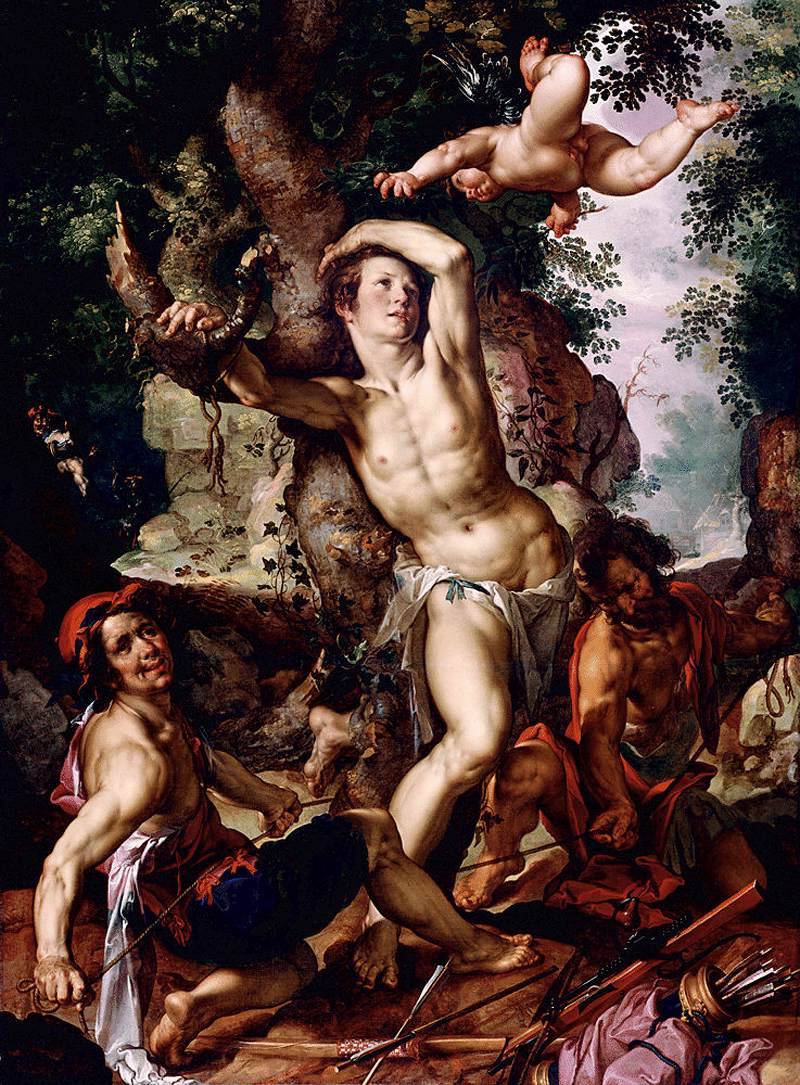 lyghtmylife:  WTEWAEL, Joachim [Dutch&nbsp;Mannerist&nbsp;Painter, 1566-1638] The Martyrdom of St Sebastian1600Oil on canvas, 169.5&nbsp;cm x 125&nbsp;cmNelson-Atkins Museum of Art, Kansas City  