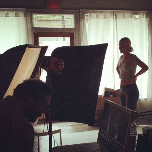 Behind the scenes of our Fall/Winter photo shoot!